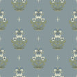A-Street Prints 4201-48008 Gullvie Light Blue Pansies Wallpa