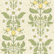 A-Street Prints 4201-48010 Rosa Green Floral Columns Wallpap