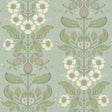 A-Street Prints 4201-48011 Rosa Sky Blue Floral Columns Wall