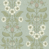 A-Street Prints 4201-48011 Rosa Sky Blue Floral Columns Wall