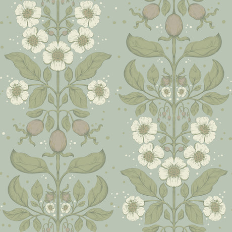A-Street Prints 4201-48011 Rosa Sky Blue Floral Columns Wall