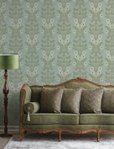 A-Street Prints 4201-48011 Rosa Sky Blue Floral Columns Wall