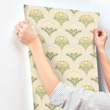 A-Street Prints 4201-48014 Maj Light Grey Floral Damask Wall