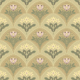 A-Street Prints 4201-48015 Maj Light Brown Floral Damask Wal