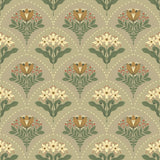 A-Street Prints 4201-48017 Maj Taupe Floral Damask Wallpaper