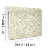 A-Street Prints 4201-48019 Maggan Sage Floral Trail Wallpape