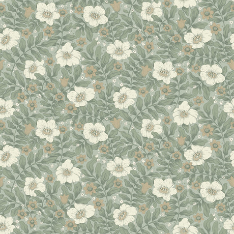 A-Street Prints 4201-48020 Maggan Sea Green Floral Trail Wal