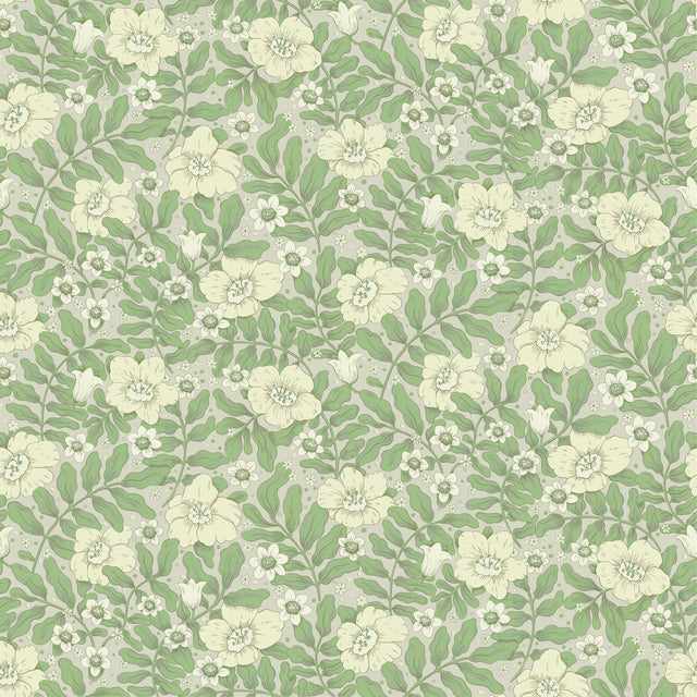 A-Street Prints 4201-48021 Maggan Jade Floral Trail Wallpape