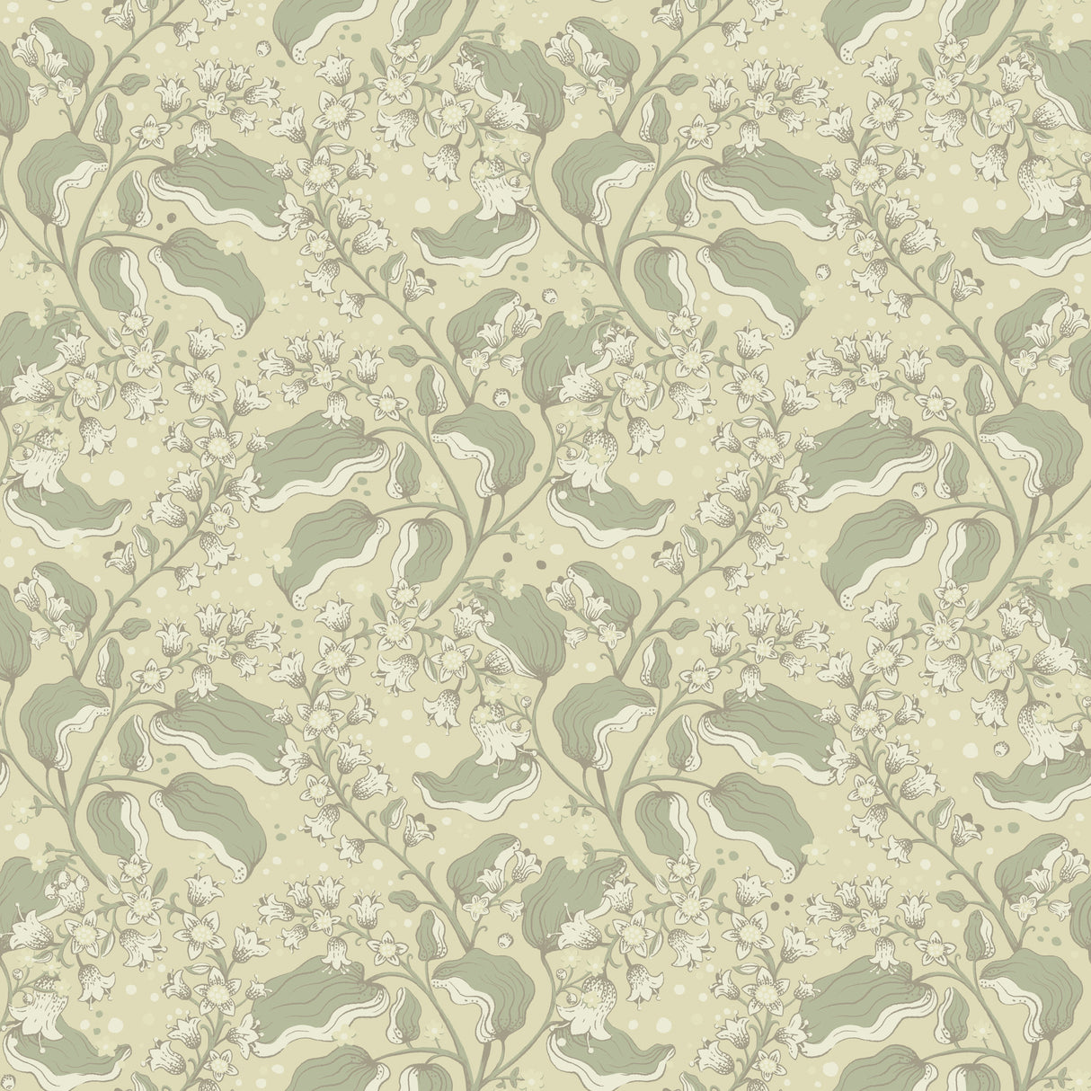 A-Street Prints 4201-48025 Syren Light Green Dainty Floral W