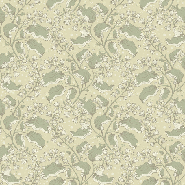 A-Street Prints 4201-48025 Syren Light Green Dainty Floral W