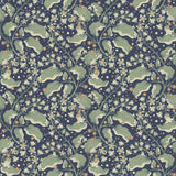 A-Street Prints 4201-48027 Syren Navy Dainty Floral Wallpape