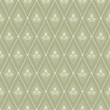 A-Street Prints 4201-48030 Alma Moss Diamond Floral Wallpape