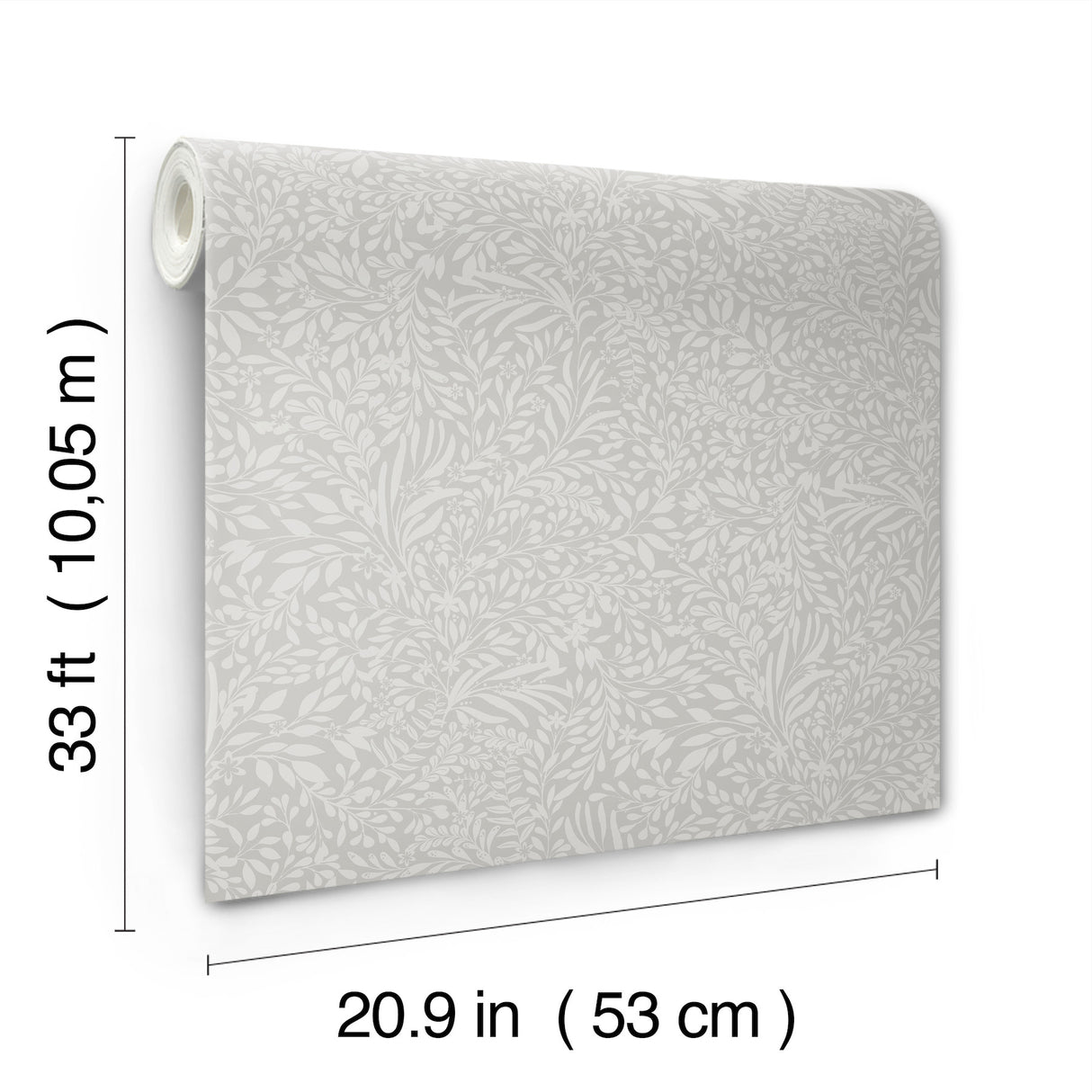 A-Street Prints 4201-92116 Kristina Light Grey Botanical Wal