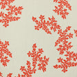 Schumacher 420N84 OCEAN FLOWERS in PIMENTO Fabric - RAOUL TE
