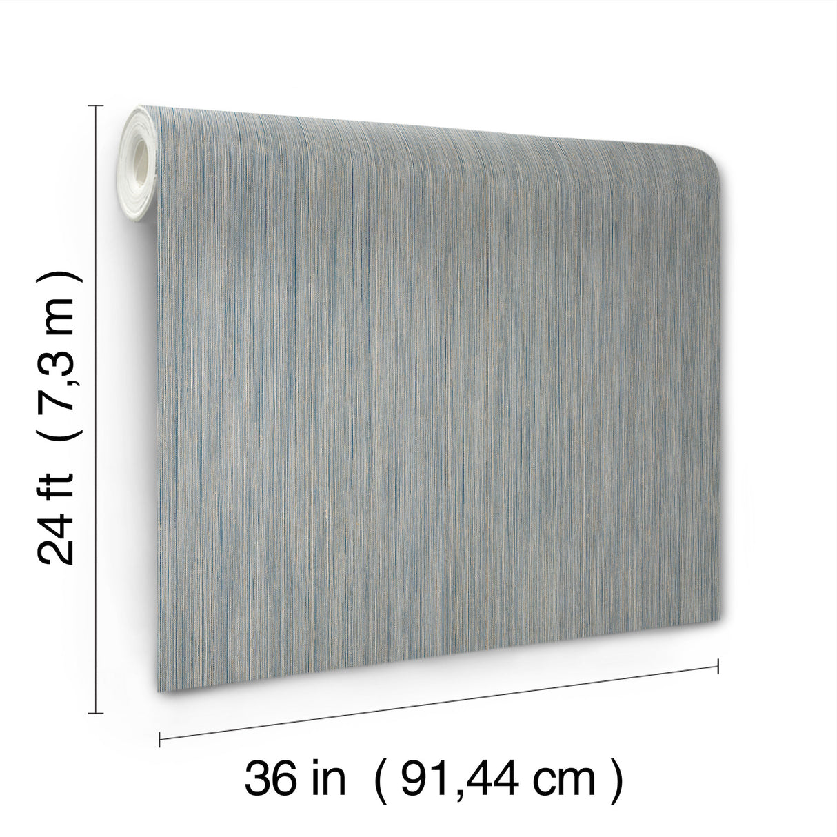 Ronald Redding 4211-83501 Atticus Navy String Wallpaper