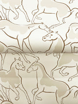Ronald Redding 4211-83503 Dressage Beige Stallions Wallpaper