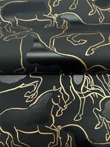 Ronald Redding 4211-83504 Dressage Gold Stallions Wallpaper