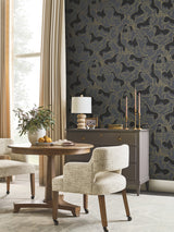 Ronald Redding 4211-83504 Dressage Gold Stallions Wallpaper