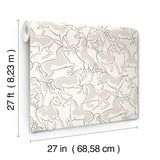 Ronald Redding 4211-83505 Dressage White Stallions Wallpaper
