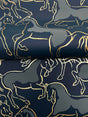 Ronald Redding 4211-83506 Dressage Navy Stallions Wallpaper
