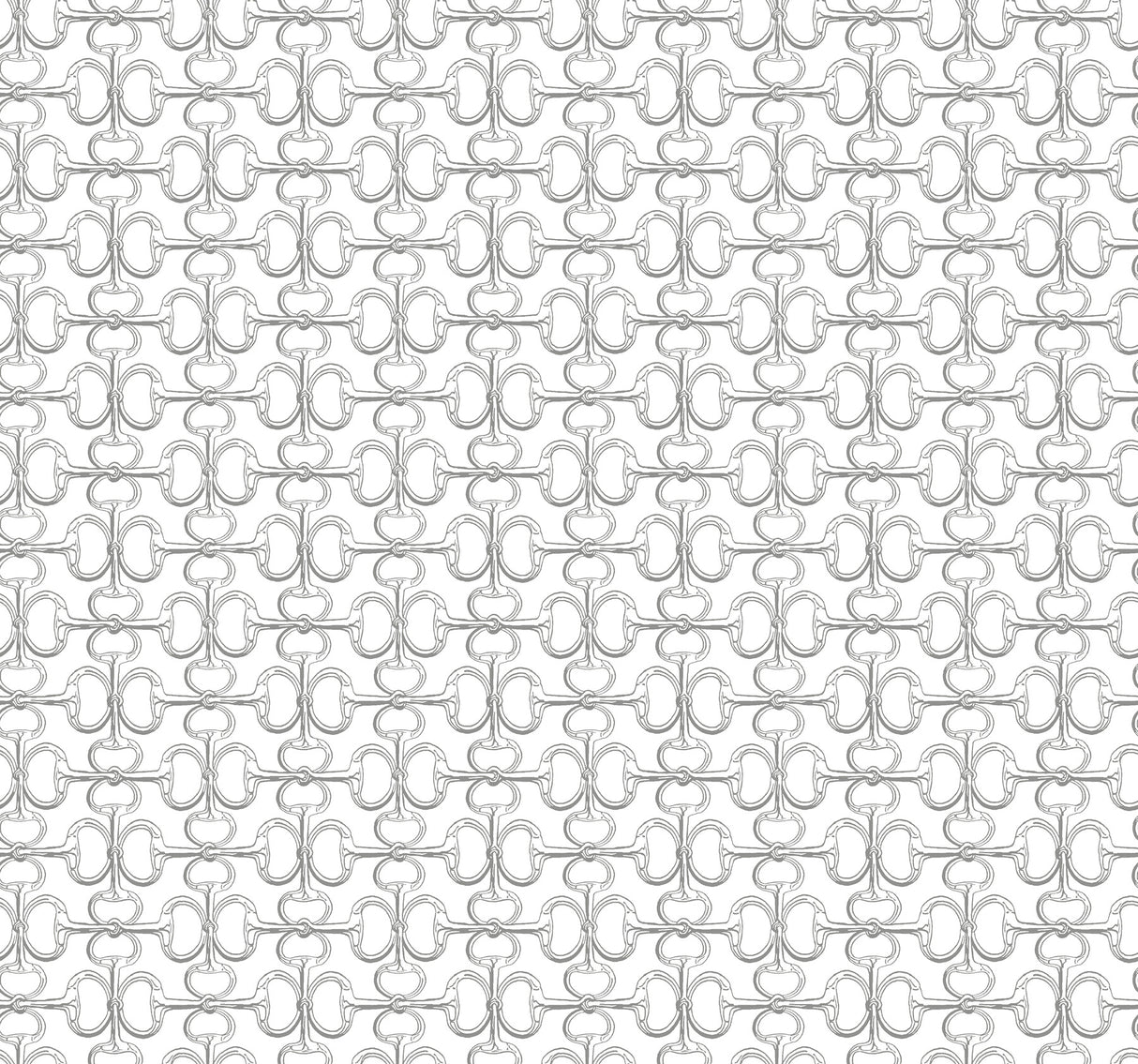 Ronald Redding 4211-83507 Polo White Horse Bits Wallpaper