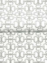 Ronald Redding 4211-83507 Polo White Horse Bits Wallpaper