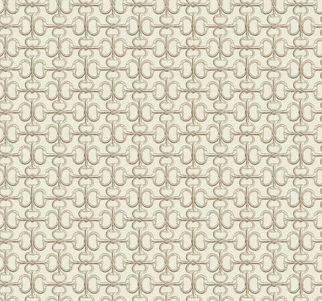 Ronald Redding 4211-83508 Polo Beige Horse Bits Wallpaper
