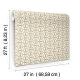 Ronald Redding 4211-83508 Polo Beige Horse Bits Wallpaper