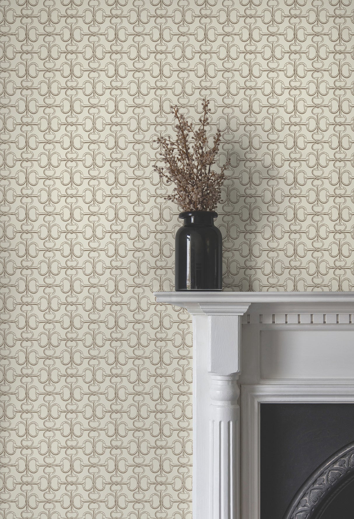 Ronald Redding 4211-83508 Polo Beige Horse Bits Wallpaper