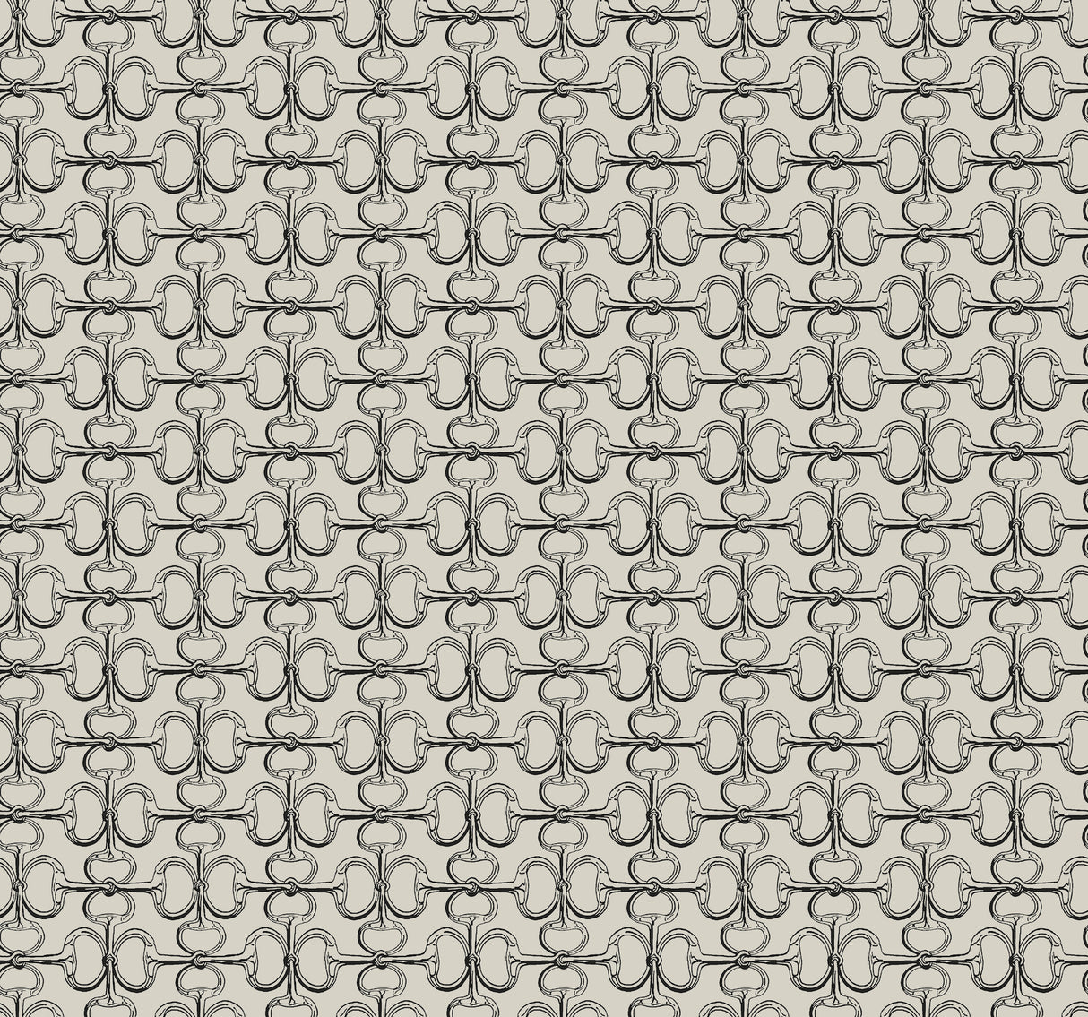 Ronald Redding 4211-83509 Polo Taupe Horse Bits Wallpaper