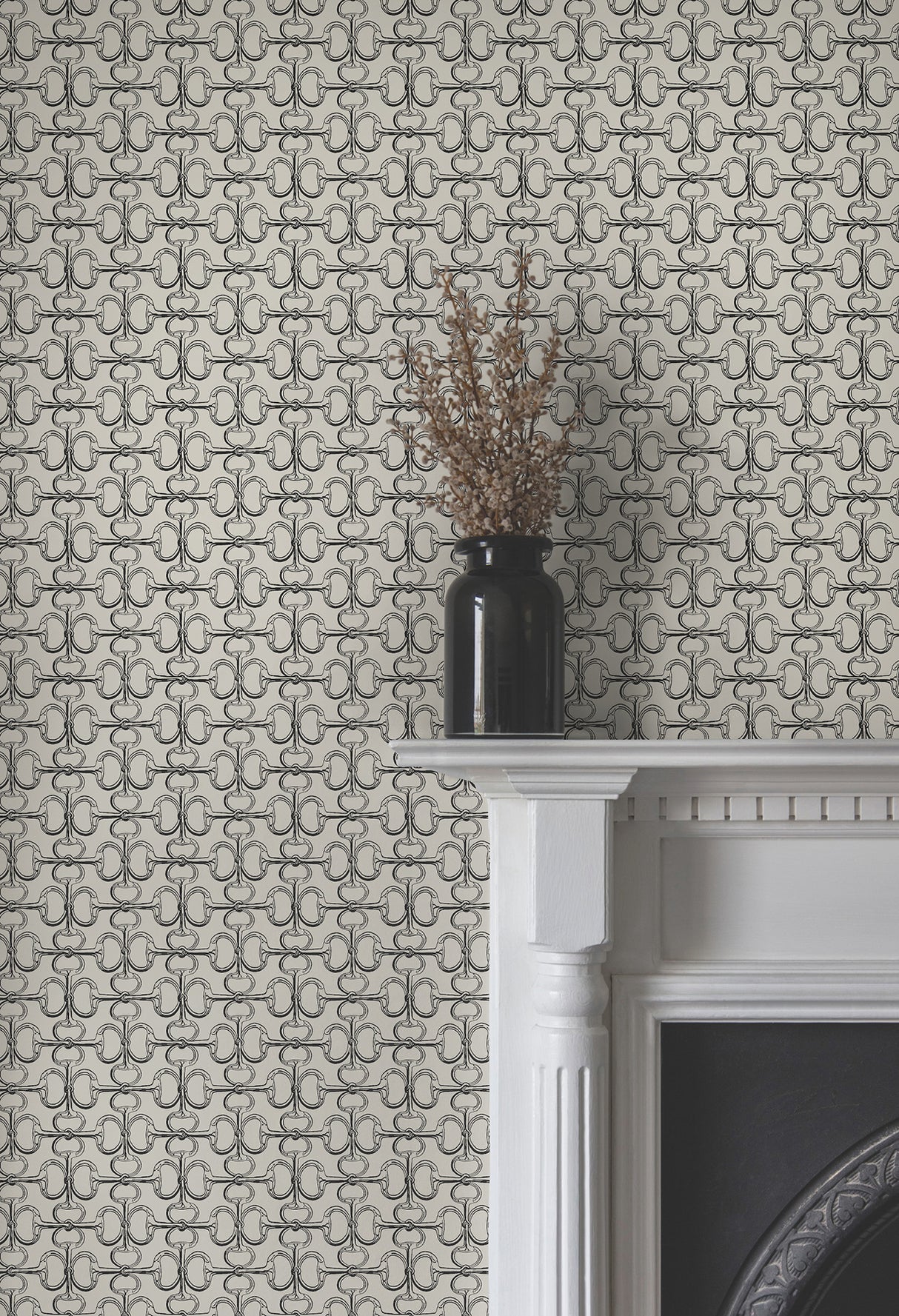 Ronald Redding 4211-83509 Polo Taupe Horse Bits Wallpaper