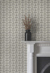 Ronald Redding 4211-83509 Polo Taupe Horse Bits Wallpaper