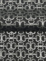 Ronald Redding 4211-83510 Polo Black Horse Bits Wallpaper