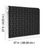 Ronald Redding 4211-83510 Polo Black Horse Bits Wallpaper