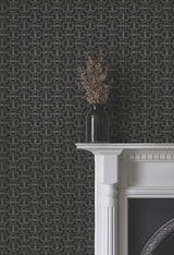 Ronald Redding 4211-83510 Polo Black Horse Bits Wallpaper