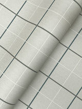 Ronald Redding 4211-83515 Tattersall Grey Plaid Wallpaper