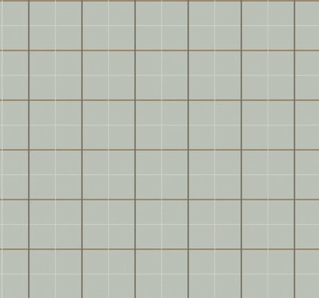 Ronald Redding 4211-83517 Tattersall Sage Plaid Wallpaper