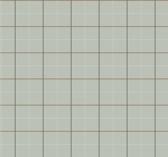 Ronald Redding 4211-83517 Tattersall Sage Plaid Wallpaper