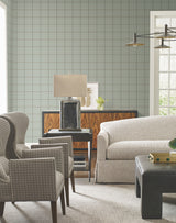 Ronald Redding 4211-83517 Tattersall Sage Plaid Wallpaper
