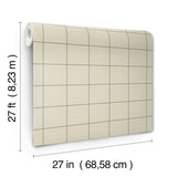 Ronald Redding 4211-83518 Tattersall Light Brown Plaid Wallp