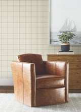 Ronald Redding 4211-83518 Tattersall Light Brown Plaid Wallp