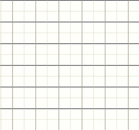 Ronald Redding 4211-83519 Tattersall White Plaid Wallpaper