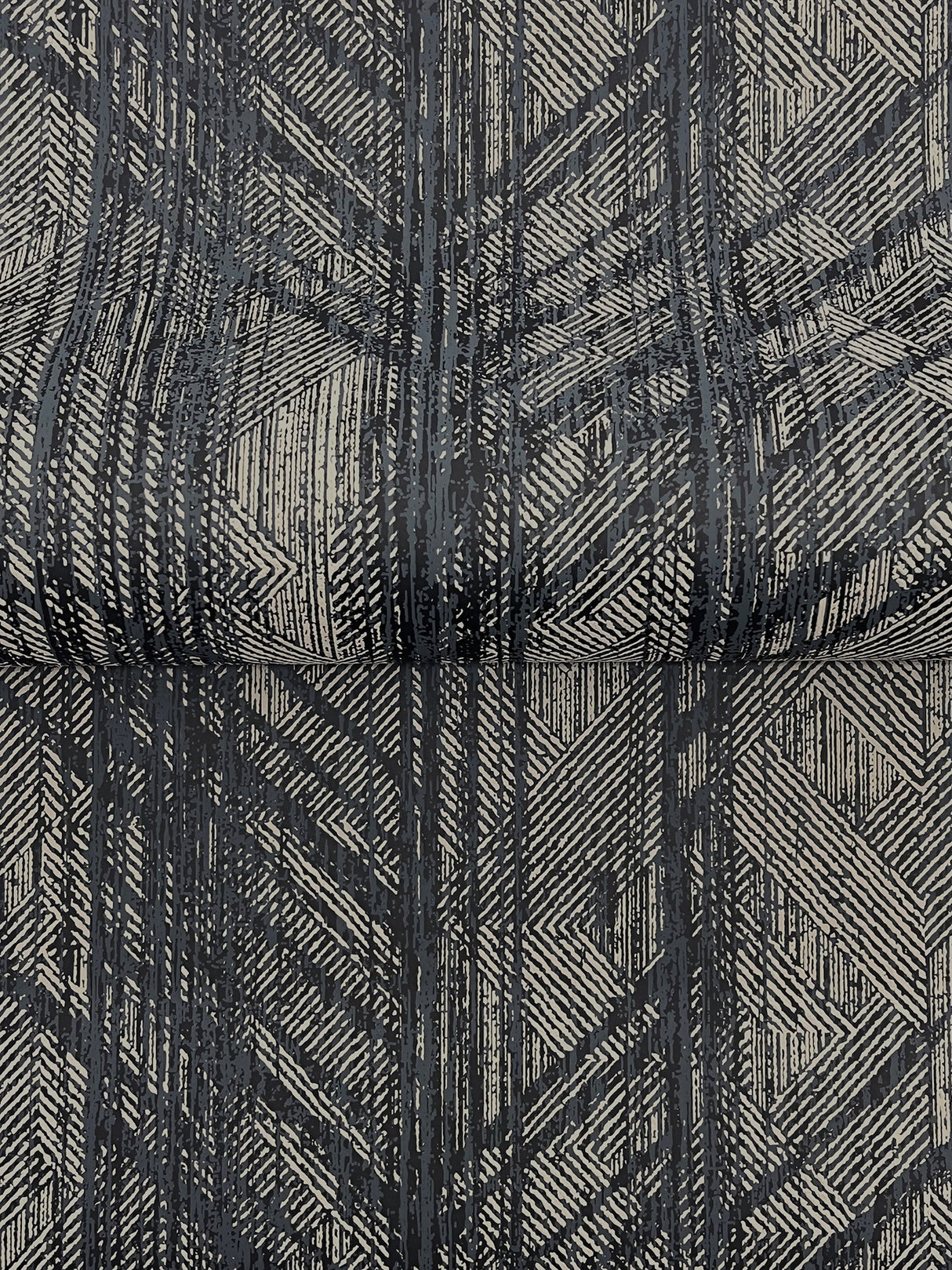 Ronald Redding 4211-83520 Winthrop Slate Geometric Wallpaper