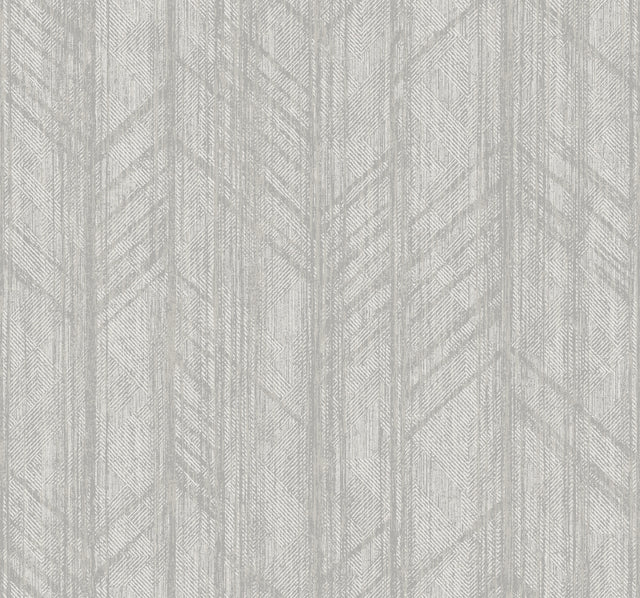 Ronald Redding 4211-83521 Winthrop Grey Geometric Wallpaper
