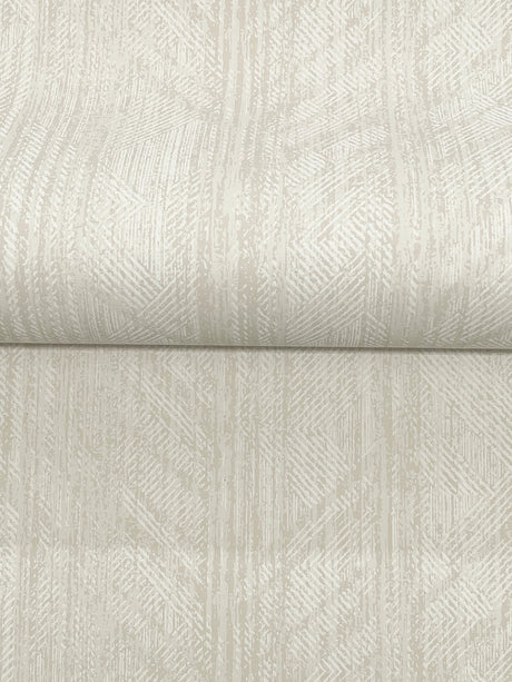 Ronald Redding 4211-83522 Winthrop Beige Geometric Wallpaper