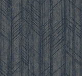 Ronald Redding 4211-83523 Winthrop Navy Geometric Wallpaper