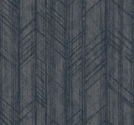 Ronald Redding 4211-83523 Winthrop Navy Geometric Wallpaper