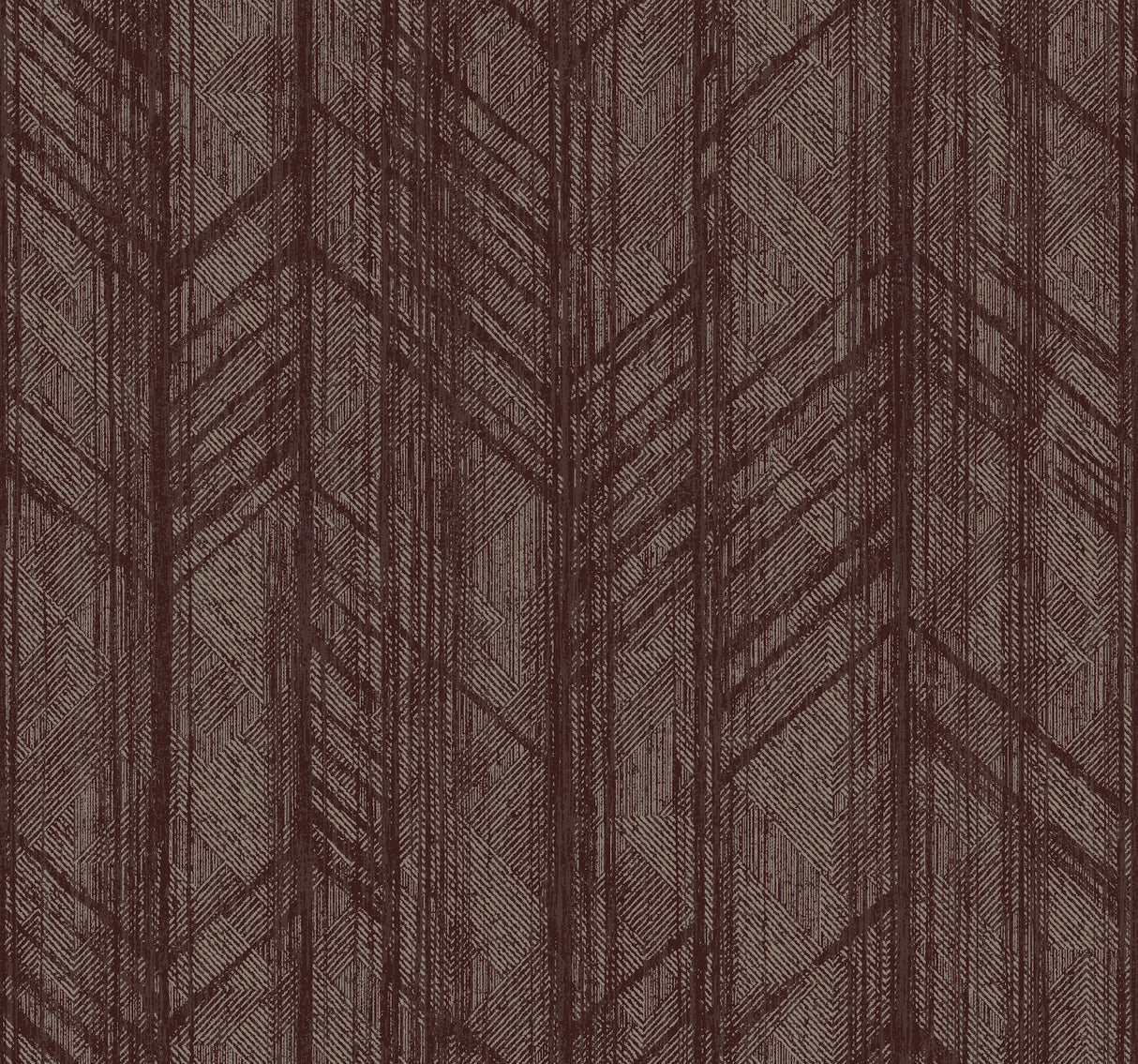 Ronald Redding 4211-83524 Winthrop Merlot Geometric Wallpape