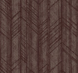 Ronald Redding 4211-83524 Winthrop Merlot Geometric Wallpape