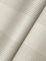 Ronald Redding 4211-83525 Archer Stripe Taupe Faux Linen Wal